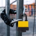 thumbnail image 2 of Miangastore 1 Set Outdoor Splashproof Padlock With Key Heavy Duty Padlock For Storage Units Gym Lockers Garage Fence And Shed Weatherproof Security Locks, 2 of 8