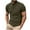 Army Green, variant on Button Henley Shirts for Men Solid Comfy Short Sleeve Tee Shirts Casual Pullover Lightweight Tops