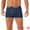 Navy Blue, variant on DARING DIVA Men's Lightweight Short Leg Stretch Boxer Briefs 28 Black