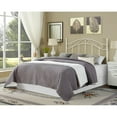 Mainstays Full/Queen Metal Headboard with Delicate Detailing, White