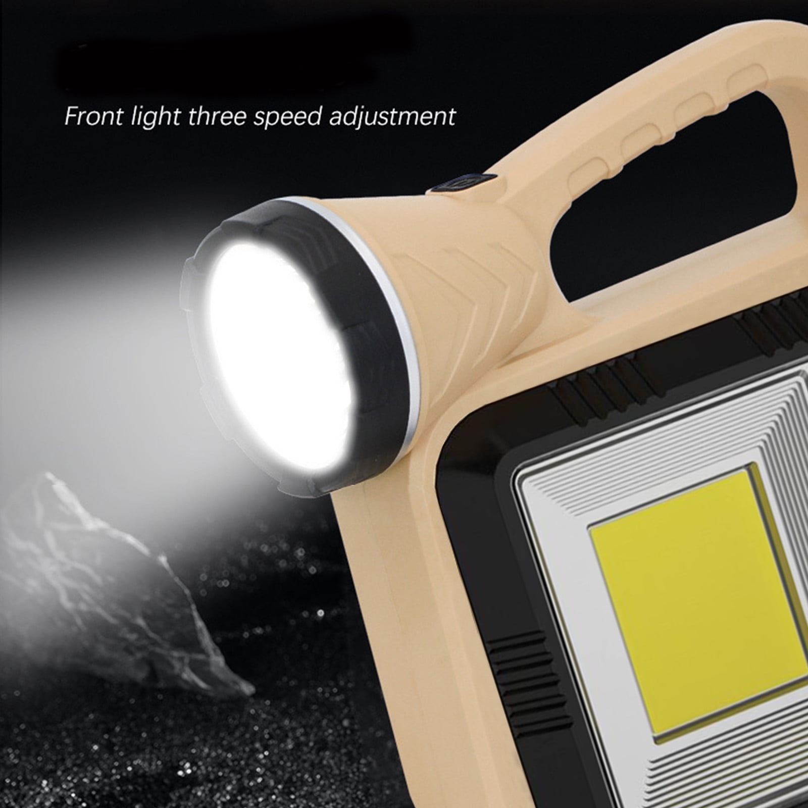 TOPUUTP Lámpara de Camping Recargable Linterna portátil, Fuente de luz LED, energía Solar, múltiples Modos de iluminación para Uso en Exteriores