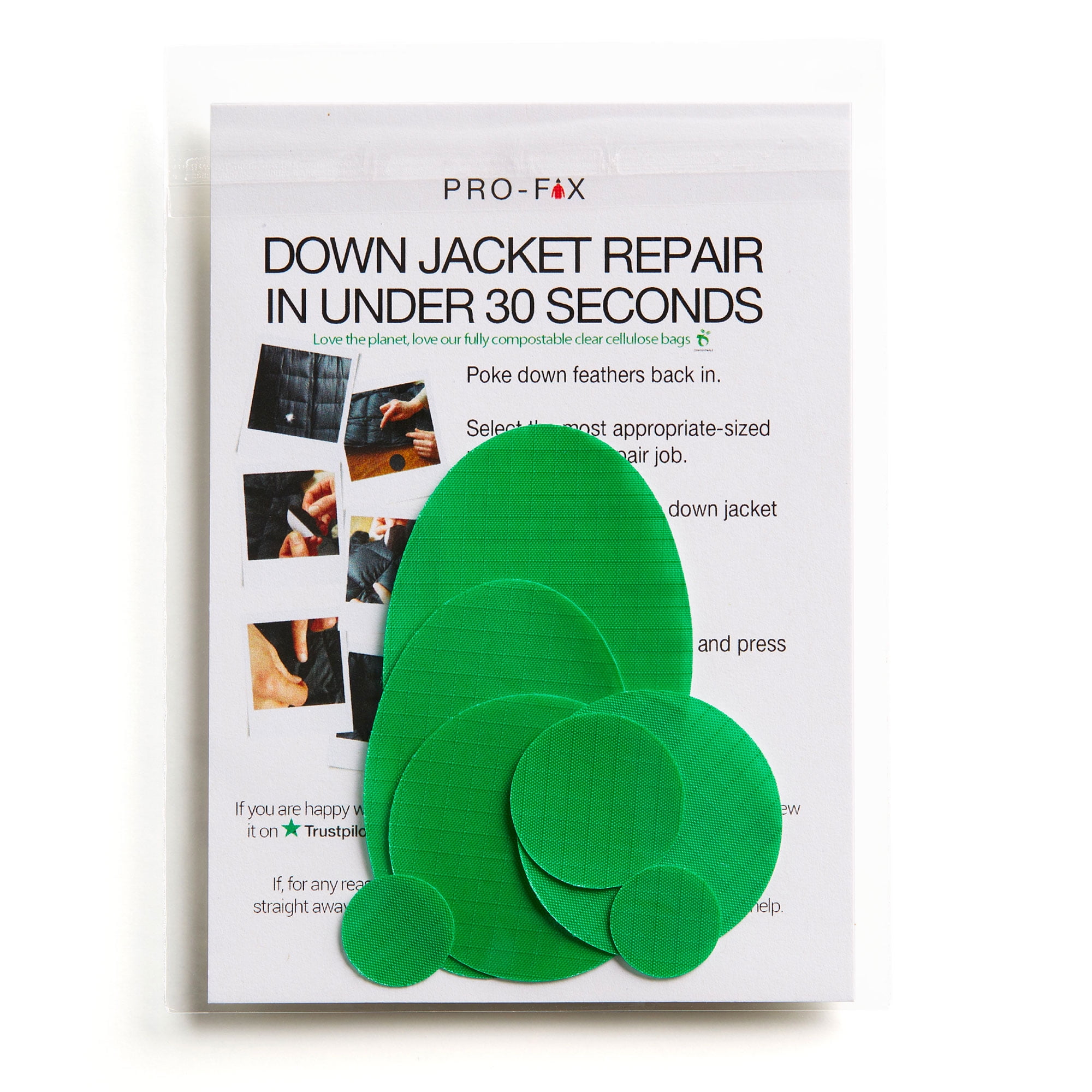  Nordtown Down Jacket Repair Kit Self Adhesive (Bright Green  Colour) : Sports & Outdoors