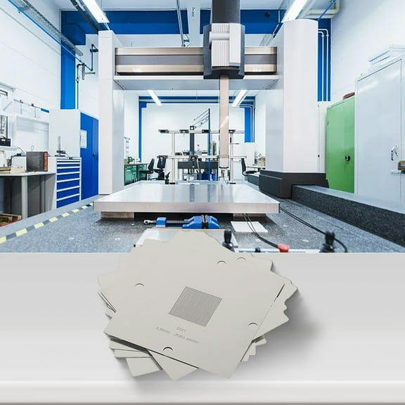 For Bga Reballing Kit 90Mm Reball Station Fixture Jig with 10Pcs Stencil 10Pcs Stencils Only