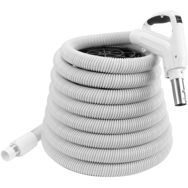 ZVac Universal Central Vacuum Hose 30FT Direct Connect Low Voltage