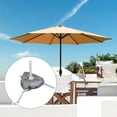 thumbnail image 2 of Bgsha Outdoor Beach Umbrella Supporting Water-Filled Square Base Parasol Tripod, 2 of 10