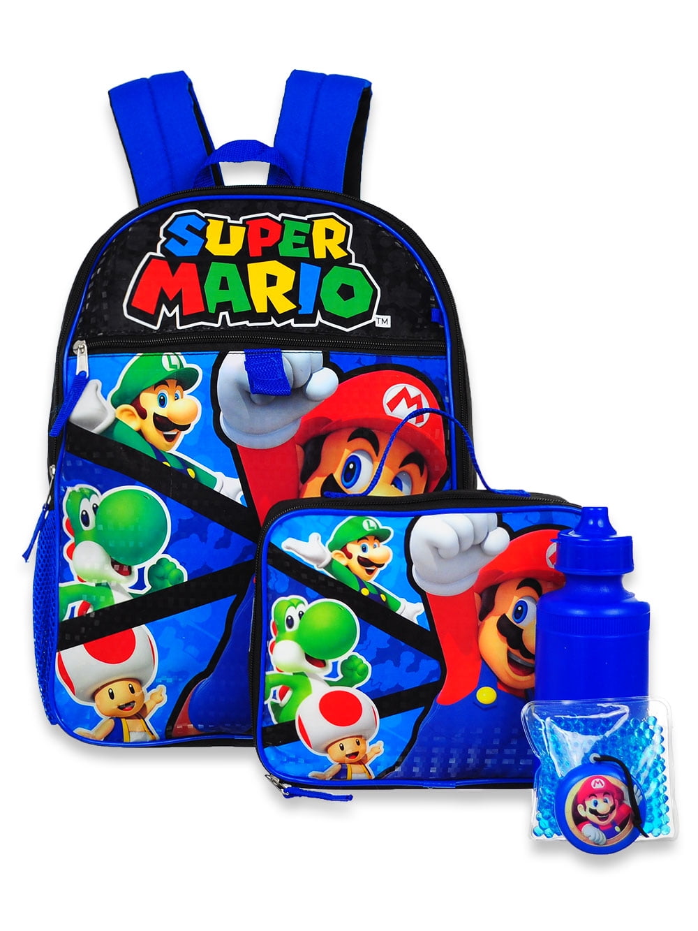 super mario backpack with lunch kit