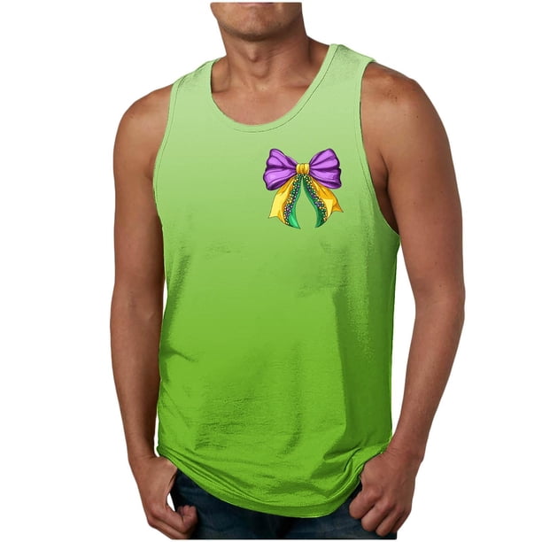 Camiseta sin mangas de cuello redondo para hombre, informal, a la moda, sin mangas, con estampado, cuello redondo, deportiva, de poliéster
