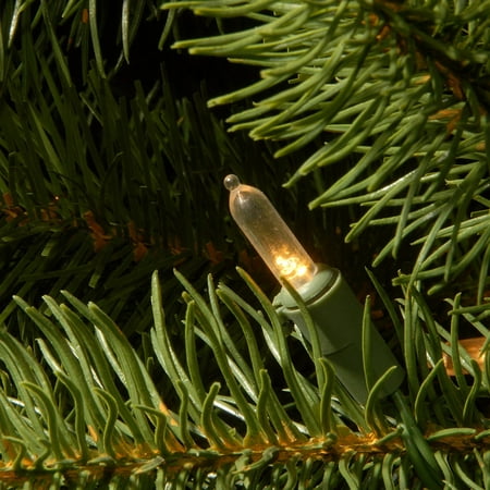 4.5' Prelit Feel Real Downswept Douglas Fir Artificial Christmas Tree White Lights - National Tree Company