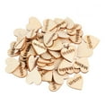 thumbnail image 1 of 50pcs Rustic Wooden Heart Carved with Mr&Mrs Wedding Embellishments Table Decoration Crafting DIY Accessory, 1 of 8