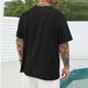 thumbnail image 4 of Tops para hombre, blusas y camisas de cuello redondo y manga corta para hombre, blusas casuales de cuello redondo con estampado de moda para hombre, blusas de cuello redondo y manga corta, camisas par, 4 of 5