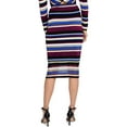 thumbnail image 2 of Rachel Roy Womens Striped Sweater Pencil Skirt, Multicoloured, Medium, 2 of 2