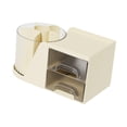 thumbnail image 4 of Organizador de papelería de escritorio, accesorios, caja de almacenamiento de suministros de arte, soporte de bolígrafo con rotación de 360 ​​grados, 4 of 8