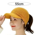 thumbnail image 5 of Baqcunre Visors for Women, Womens Winter Beanie Hat Warm Knitted Wool Hats with Visor Stretchy Keep Warm Solid Color Autumn Winter Women Sports Cap for Outdoor, Hats for Women 1PC Hat Orange One Size, 5 of 5