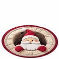thumbnail image 2 of Optical Illusion Christmas Rug 16 Inch Round 3D Carpet Non-Slip Holiday Mat for Festive Home Decor, 2 of 7