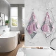 thumbnail image 7 of GZHJMY Watercolor Dragonflies Hand Towels Set of 2, Highly Absorbent Soft Cotton Face Towels Bathroom Decorative Towel for Beach Gym Spa Shower, 16x28In Washcloths, 7 of 7