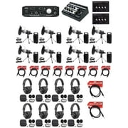 Mackie 8-Person Podcast Podcasting Recording Kit w/Mics+Stands+Headphones