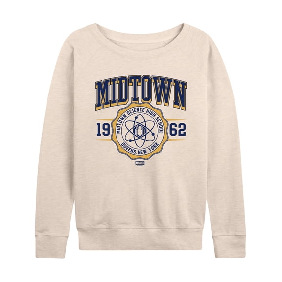 Marvel - Spiderman Midtown Collegiate - Women's French Terry Long Sleeve Shirt