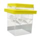 thumbnail image 2 of Caja de de acuarios Hotadores de peces flotantes Pequeño de acuarios Freeder Incubator de cría de cría para peces para bebés Betta Amarillo, 2 of 9