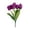 Purple, variant on Artificial Tulip Bouquet Verdsylv 7-Head Large Petal Tulip Artificial Flower - Lifelike Silk Bloom for Home Decor & Wedding Centerpieces - Realistic Table Arrangement - Elegant Floral Accent, Yellow