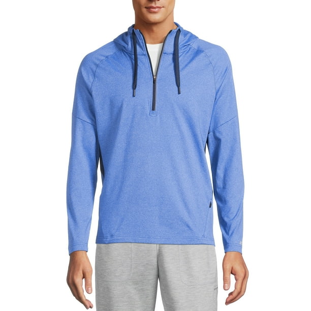 Russell Men's and Big Men's Active Half Zip Hoodie, Up to 5XL