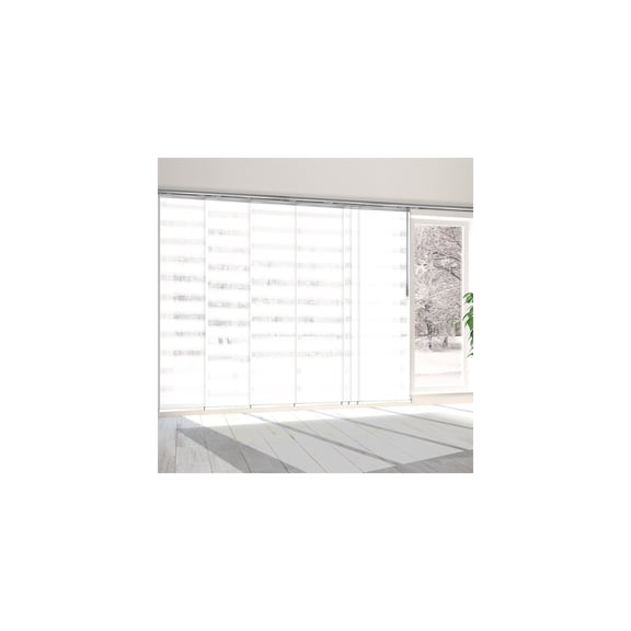 Metal Panel Track SystemDecorative Room DividerAdjustable Width BlindsWall Decor PanelsHome Partition