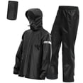 thumbnail image 1 of Men Motorcycle Rain Suit Outdoor Reflective Water Resistant Rain Jacket and Pants Rain Gear for Bike Riding Cycle Camping Hiking, 1 of 7