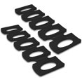 thumbnail image 4 of Silicone Bottle Stacking Mat (Set of 2) - Refrigerator Organizer Holder Rack to Stack Bottles, Cans, Beer, Soda - Black, 4 of 4
