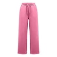 thumbnail image 5 of GERsome Women's Fleece Wide Leg Pants Drawstring Elastic Waist Lounge Sweatpants with Pockets Winter Casual Trousers Size 3XL, 5 of 6