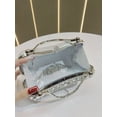 thumbnail image 5 of Diamond Embedded Tassel Clutch Bag Wedding Birthday Evening Shoulder Handbag Pillow Shape Lock Buckle ,Gold, 5 of 9