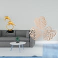 thumbnail image 2 of Figura de delfín con hojas de palma, placa de pared de madera, adorno de escritorio, decoración de tropical, material de resina, adecuado para, 2 of 8
