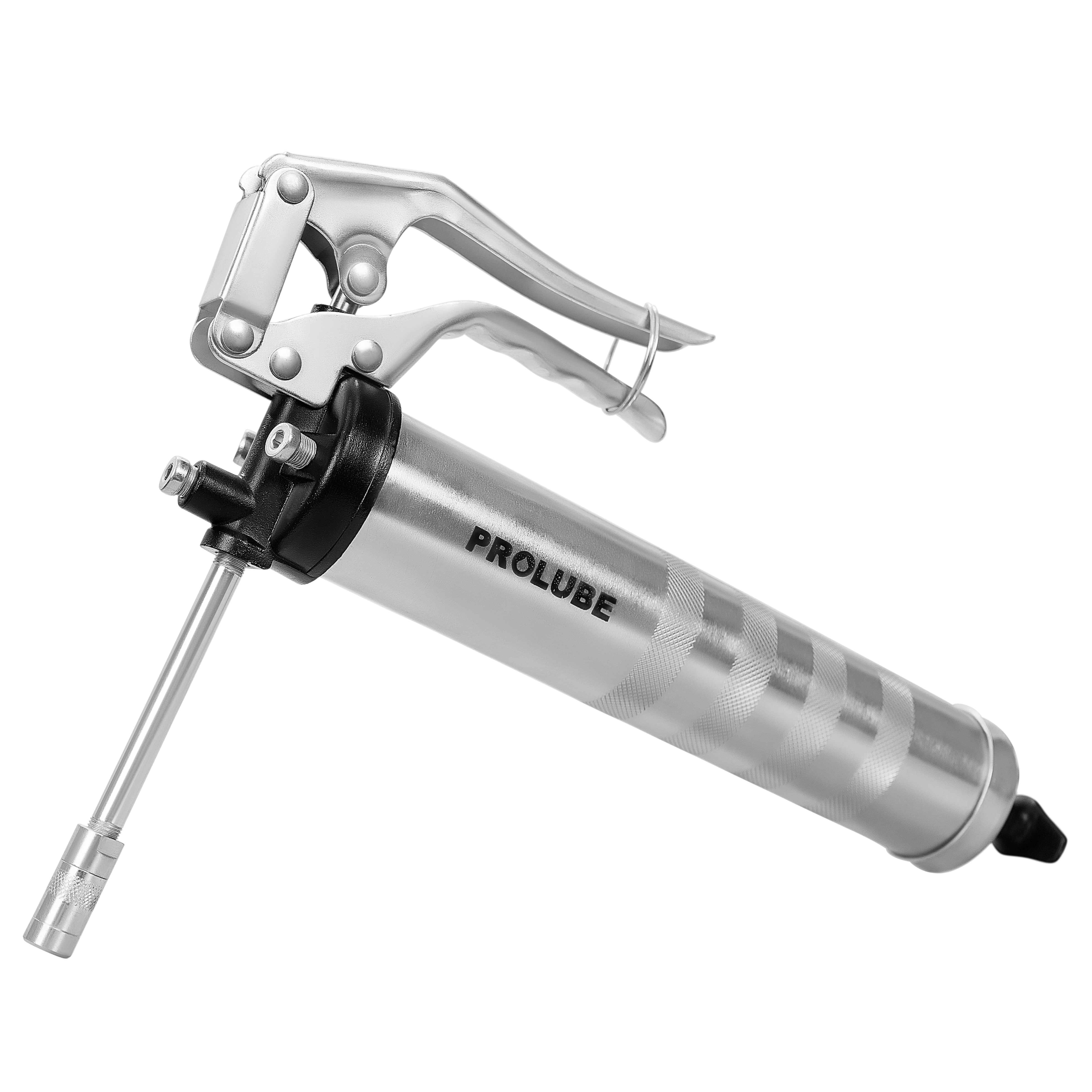 PROLUBE Dual Discharge, Aluminum Pistol Grip Grease Gun