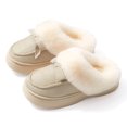 thumbnail image 2 of Casa Invierno Zapatos Plataforma para Mujer Fuzzy Cómodo Con Forro Piel Sintética Suela Goma Interior Y Exterior, 2 of 9