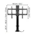 thumbnail image 2 of VEVORbrand Motorized TV Lift Mount 28-68" Height Adjustable, 39.4" Stroke Length, Fit for 32-70" TV Lift with Long-Distance Regulator, Load Capacity 154lbs, 2 of 8