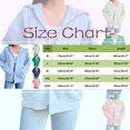 thumbnail image 3 of kamemir Sweatshirt for Women Womens Full Zip Slub Hoodie Plus Size(Mint Green,M), 3 of 6