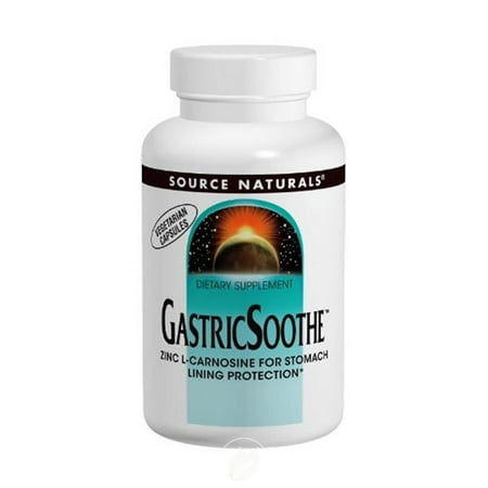 Source Naturals GastricSoothe, Zinc L-Carnosine for Stomach Lining Protection, Pack of