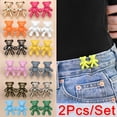 thumbnail image 2 of Botón desmontable de Metal para mujer, alfileres de Clip de cintura ajustables para falda y pantalón, accesorios de ropa DIY, 2 piezas, 2 of 4