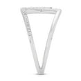 thumbnail image 2 of ARAIYA FINE JEWELRY 10K White Gold Diamond Fashion Band Ring (1/6 cttw, I-J Color, I2-I3 Clarity), Size 7, 2 of 5