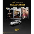 thumbnail image 5 of Aston Martin DB5 RHD Birch Silver Metallic 007 James Bond "Goldfinger" (1964) Movie Limited Ed 1/64 Diecast Model Car by Mini GT, 5 of 6