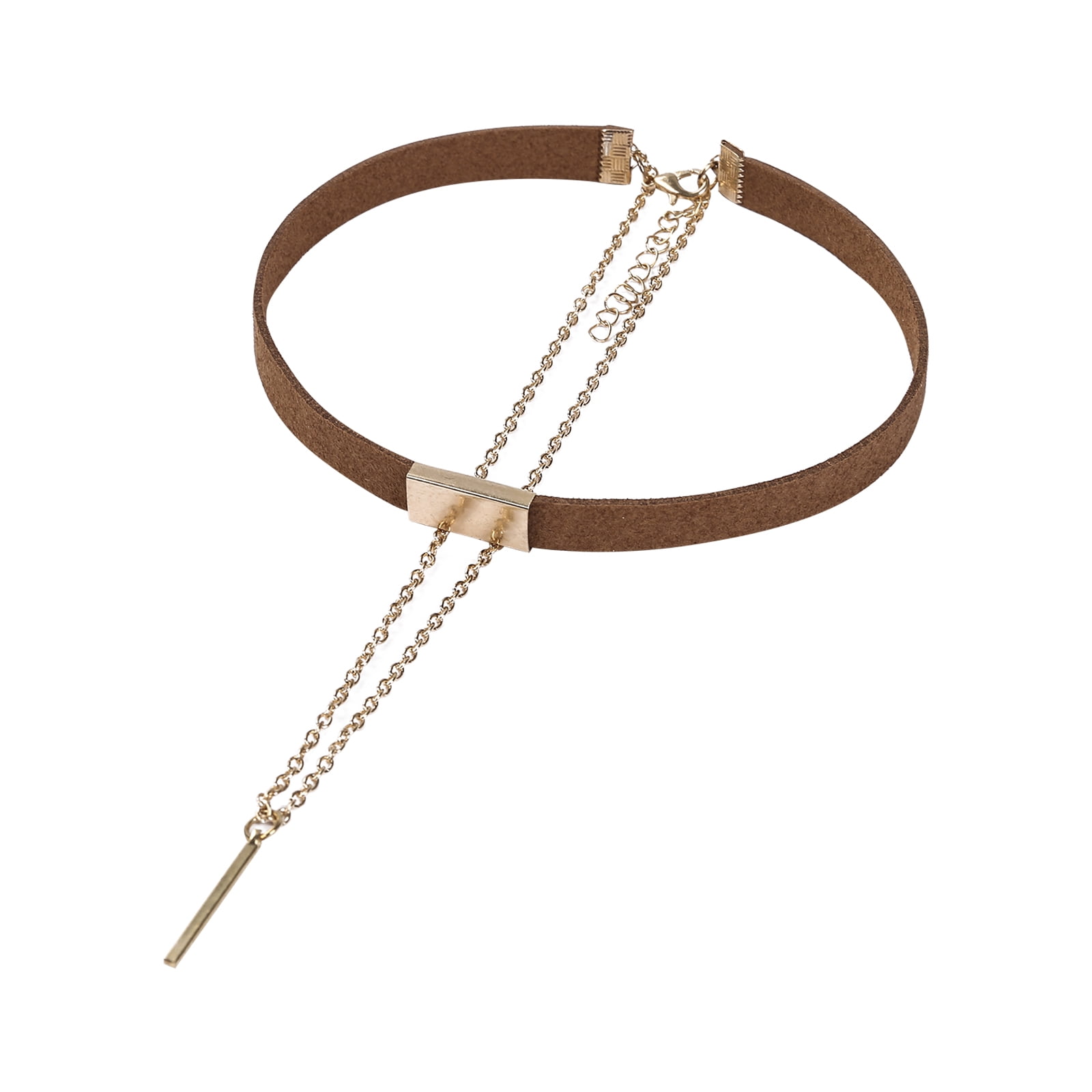 Gold velvet choker outlet