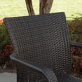 thumbnail image 2 of Spiegel Outdoor 7 Piece Dining Set with Teak Finished Wood Table and Brown Chairs, 2 of 6