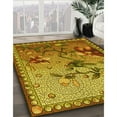 thumbnail image 3 of Ahgly Company Machine Washable Indoor Rectangle Transitional Saddle Brown Area Rugs, 4' x 6', 3 of 7