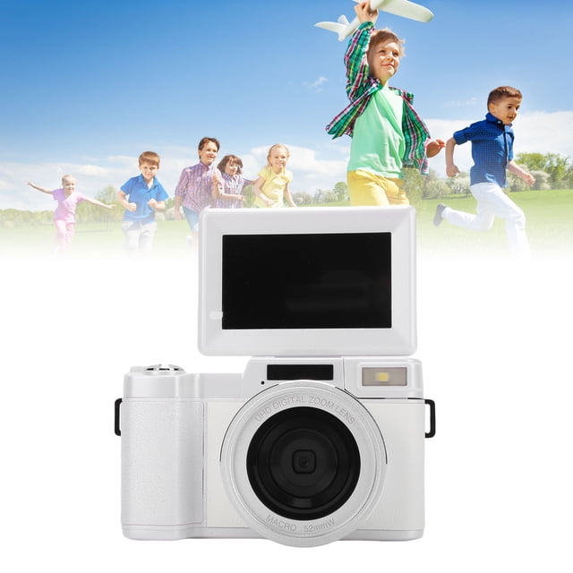 Cámara Digital De 5k, Cámaras Wifi De 64MP Para Fotografía, Vlogging Portátil Compacto De 3.0 Pulgadas Camara Con Zoom De 18x, Múltiples Filtros De Belleza Admite Una Tarjeta