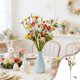 thumbnail image 1 of Easter Artificial Flower Stems 5 Pack – Foam Berry and Egg Picks with Eucalyptus Leaves, 13.38 in, Pastel Spring Floral Stems for Easter Centerpieces Wreaths Decor, 1 of 6