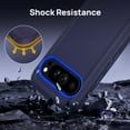 thumbnail image 4 of YWC-pour Google Pixel 9/10 Pro TG Étui de Protection, Robuste [Antichoc] [Antichoc] [Anti-Poussière] Étui de Téléphone 3 Couches Robuste, Bleu Marine, 4 of 4