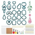 thumbnail image 1 of Earrings Cutters, Various Shapes Plastic Clay Cutters, 1 of 6