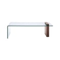 thumbnail image 6 of Casabianca Furniture Modern Buono Glass Cocktail Table in Brown, 6 of 6
