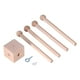 thumbnail image 2 of Móvil para guardería, carillón de viento de madera, móvil seguro para cuna de bebé, móvil de madera para cuna de máxima eficiencia, 2 of 14