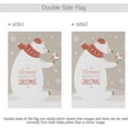 thumbnail image 3 of SKYSONIC Christmas White Bear and Birdy Double-Sided Printed Garden House Sports Flag-28x40(in)-Polyester Decorative Flags for Courtyard Garden Flowerpot, 3 of 6