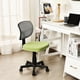 thumbnail image 2 of Costway Silla de Oficina con Respaldo Bajo Altura Regulable Ruedas Lisas y Giratorias a 360° Verde 50 x 50 x 79-91 cm, 2 of 10