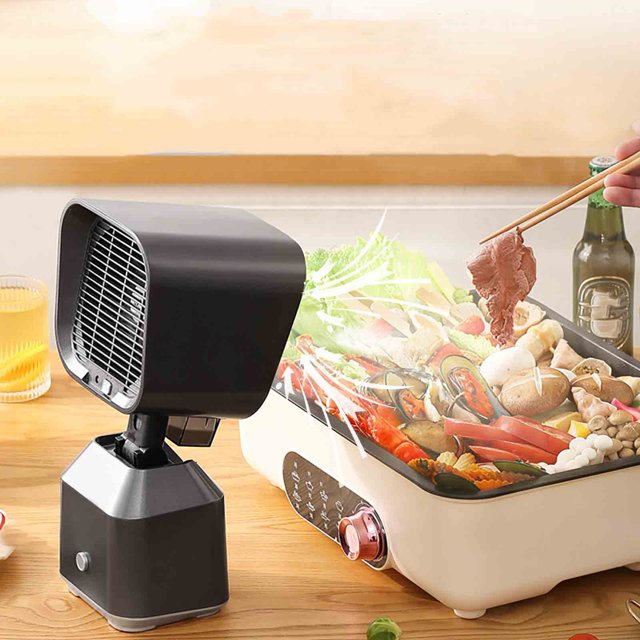 Fiudx Ofertas del día Nueva campana extractora de sobremesa Campana extractora portátil para barbacoa doméstica Campana extractora pequeña y móvil Mini campana extractora de sobremesa